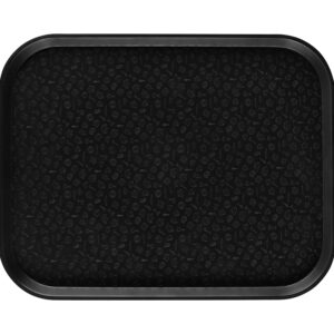 Поднос столовый 450х355 мм с ручками черный