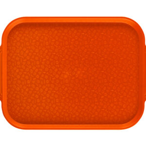 Поднос столовый 450х355 мм с ручками оранжевый