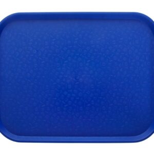 Поднос столовый 450х355 мм с ручками синий