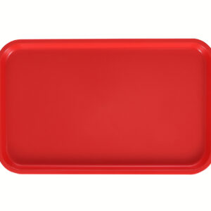 Поднос столовый 530х330 мм красный