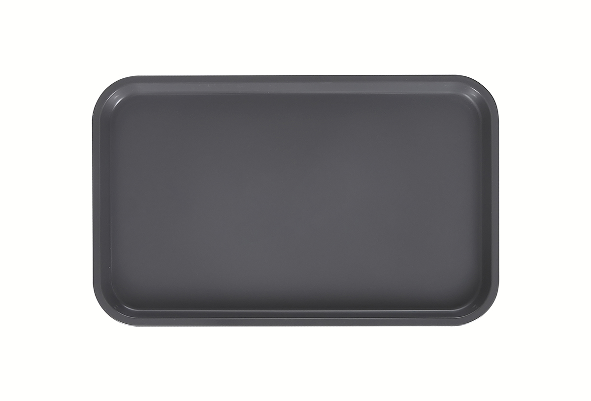 Поднос столовый 530х330 мм серый