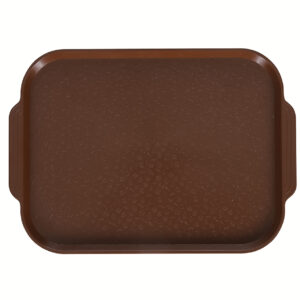 Поднос столовый 450х355 мм с ручками светло-коричневый