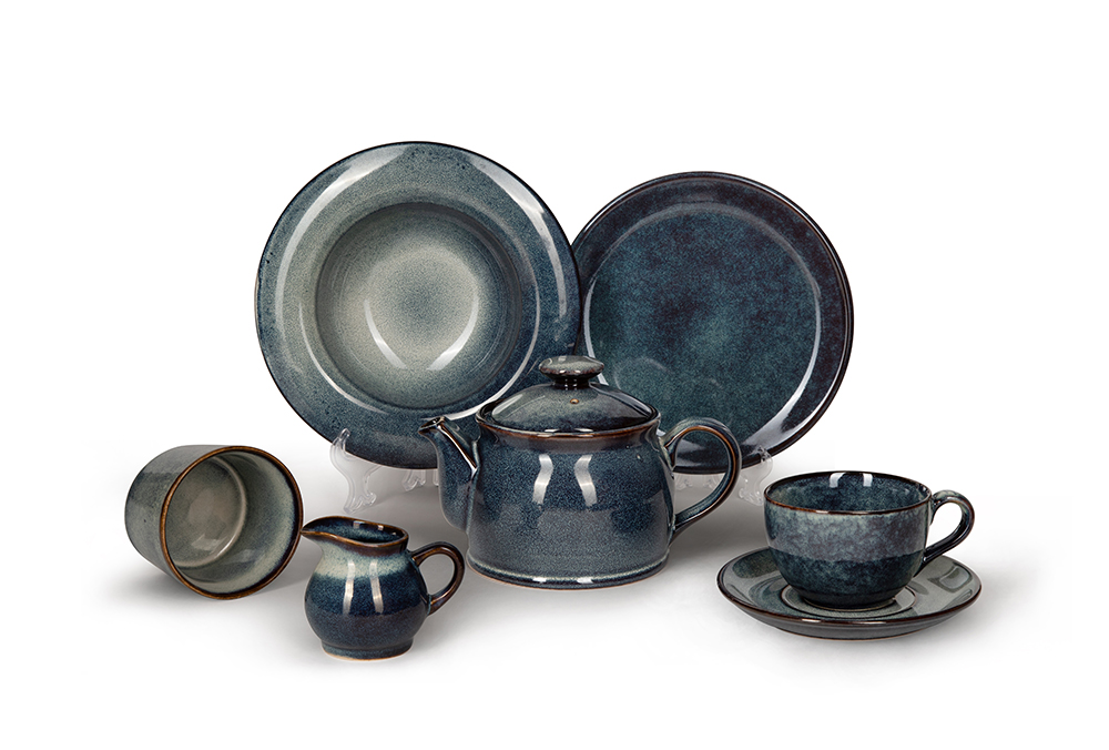 Сервиз Синий градиент" 27 предметов"