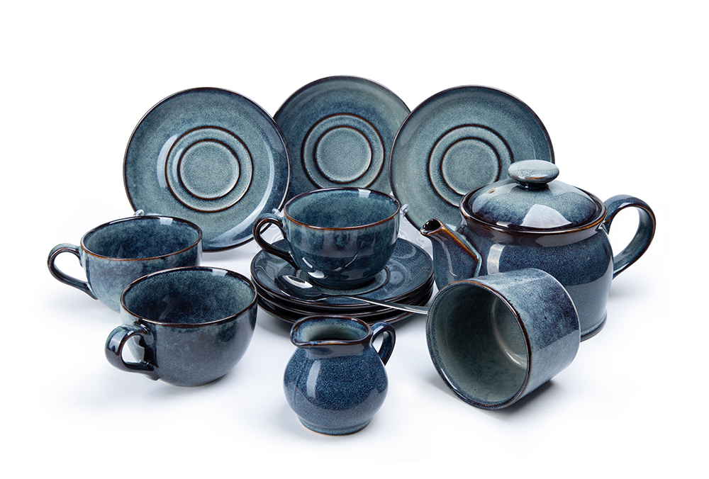 Сервиз Синий градиент" 15 предметов"