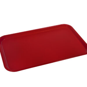 Поднос столовый 530х330 мм красный