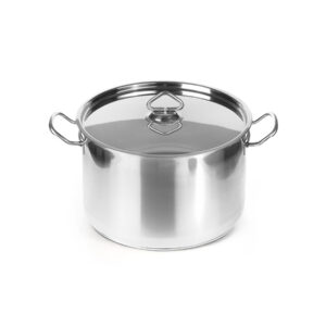 КАСТРЮЛЯ 11л нерж.тройное дно d=295 h=185, ИНДУКЦИЯ, LUXSTAHL