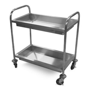 Тележка для сбора посуды 2-х ярусная [A1014, BR-2M]